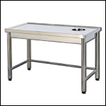Sorting Table with Welded drain Hole